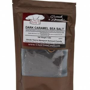 a 1/2 pound bag of our dark chocolate caramel sea salt bark